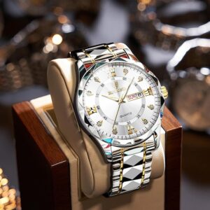 স্টাইলিশ ক্লাসিক মেনস ওয়াচ- সিলভার